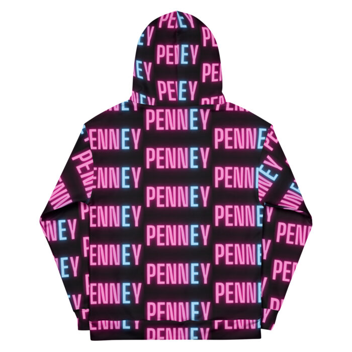 penney pink and blue black sweat hoodieon Michael J. Penney Store