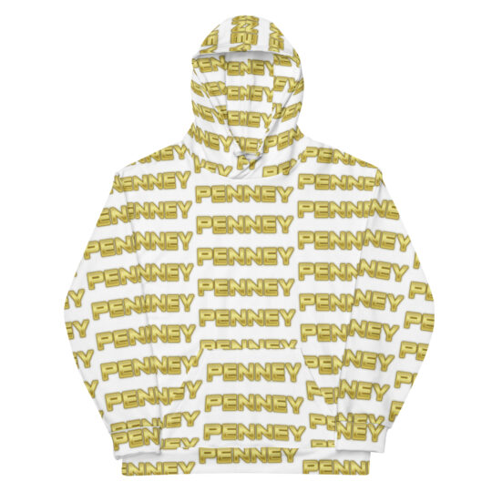 PENNEY WHITE AND GOLD - Unisex Hoodie