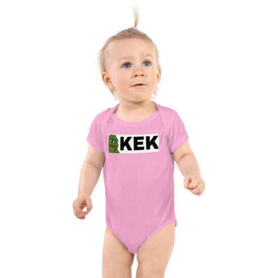 pink baby onesie pepe kek 0 Michael J. Penney Store