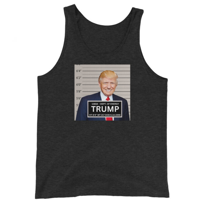 Trump Mugshot Tank Top Michael J. Penney