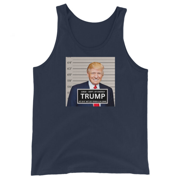 Trump Mugshot Tank Top Michael J. Penney