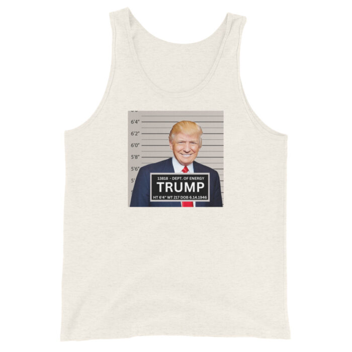 Trump Mugshot Tank Top Michael J. Penney