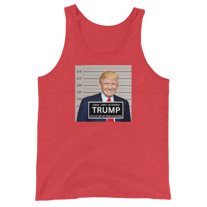 Trump Mugshot Tank Top Michael J. Penney