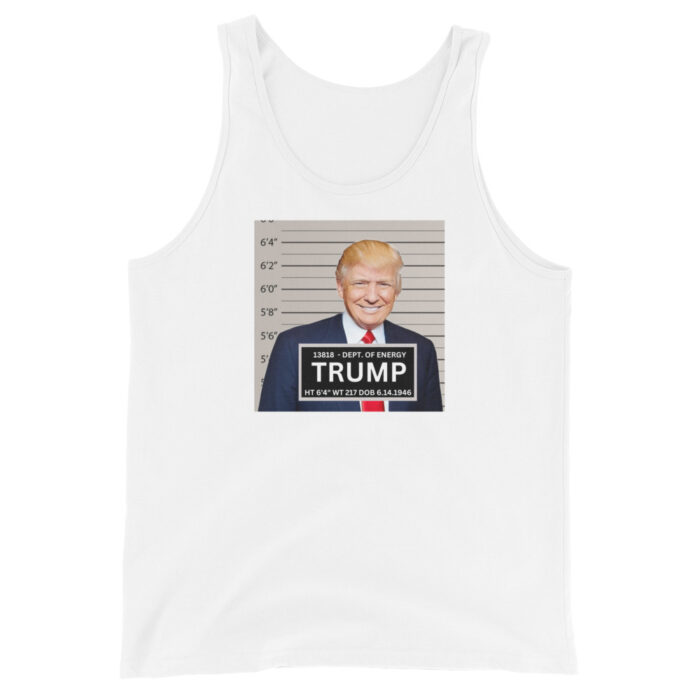 Trump Mugshot Tank Top Michael J. Penney