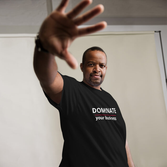 dominate your business black tshirt - mjpenney