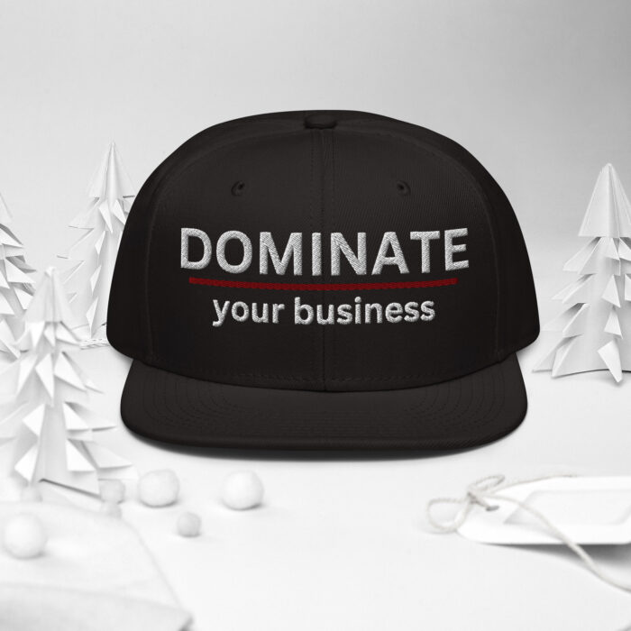 Snapback Hat - DOMINATE your business - Image 7