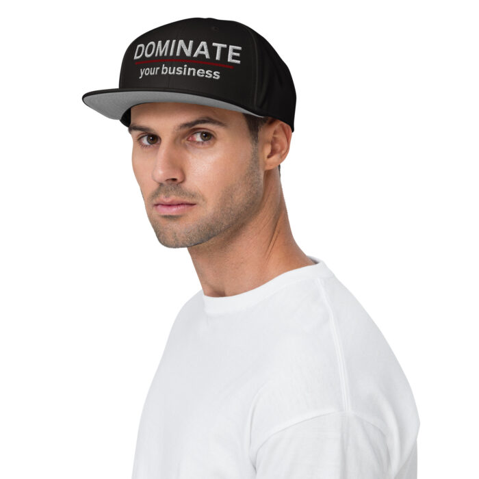 Snapback Hat - DOMINATE your business - Image 6