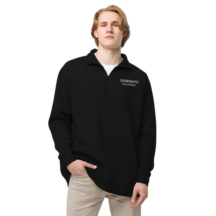 Unisex fleece pullover - DOMINATE your business - Image 5