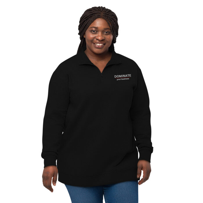 Unisex fleece pullover - DOMINATE your business - Image 6