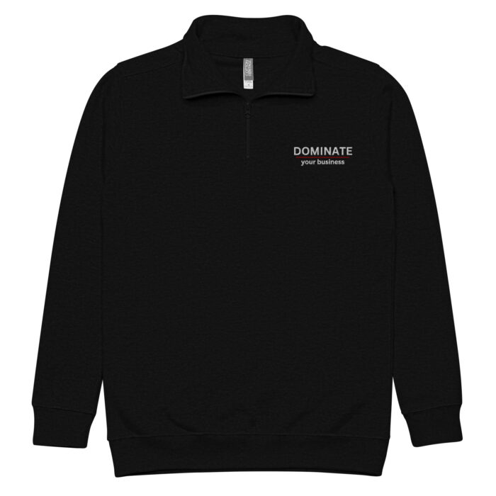 Unisex fleece pullover - DOMINATE your business - Image 7