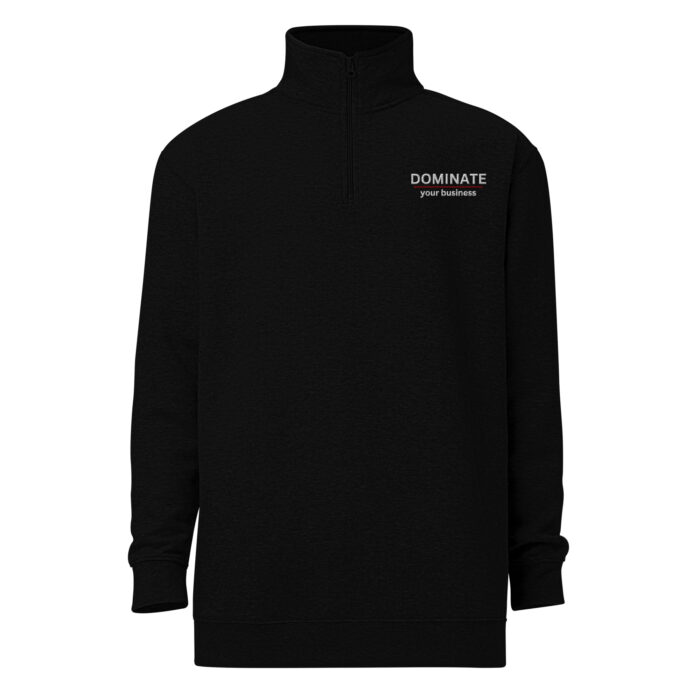 Unisex fleece pullover - DOMINATE your business - Image 9